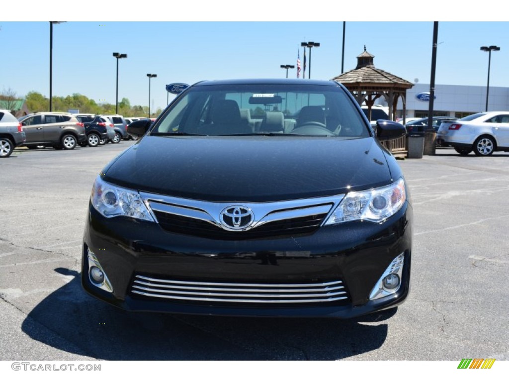 2014 Camry XLE - Attitude Black Metallic / Ash photo #4