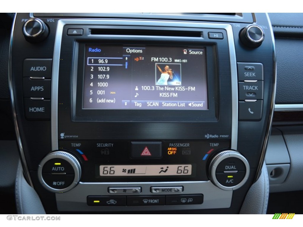 2014 Camry XLE - Attitude Black Metallic / Ash photo #13