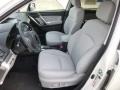 Front Seat of 2015 Forester 2.5i Premium