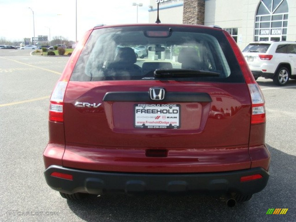2009 CR-V LX 4WD - Tango Red Pearl / Gray photo #5