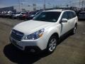 2014 Satin White Pearl Subaru Outback 2.5i Premium  photo #3