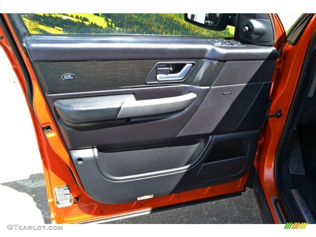 2006 Range Rover Sport Supercharged - Vesuvius Orange Metallic / Ebony Black photo #24