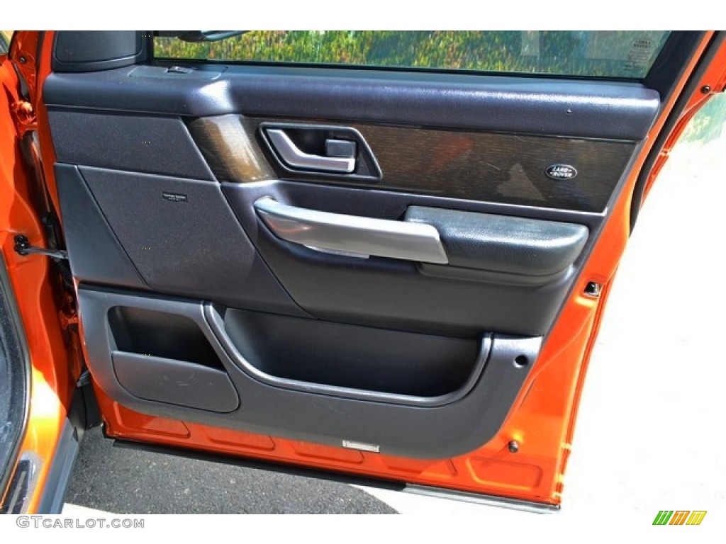 2006 Range Rover Sport Supercharged - Vesuvius Orange Metallic / Ebony Black photo #25