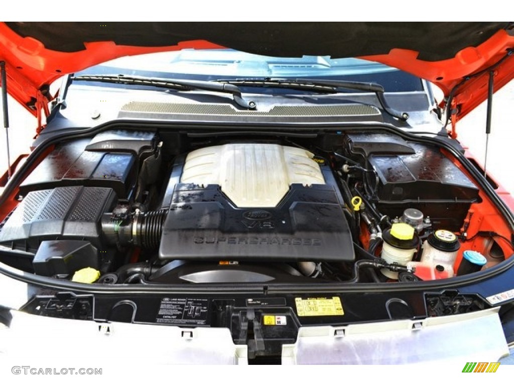 2006 Range Rover Sport Supercharged - Vesuvius Orange Metallic / Ebony Black photo #27