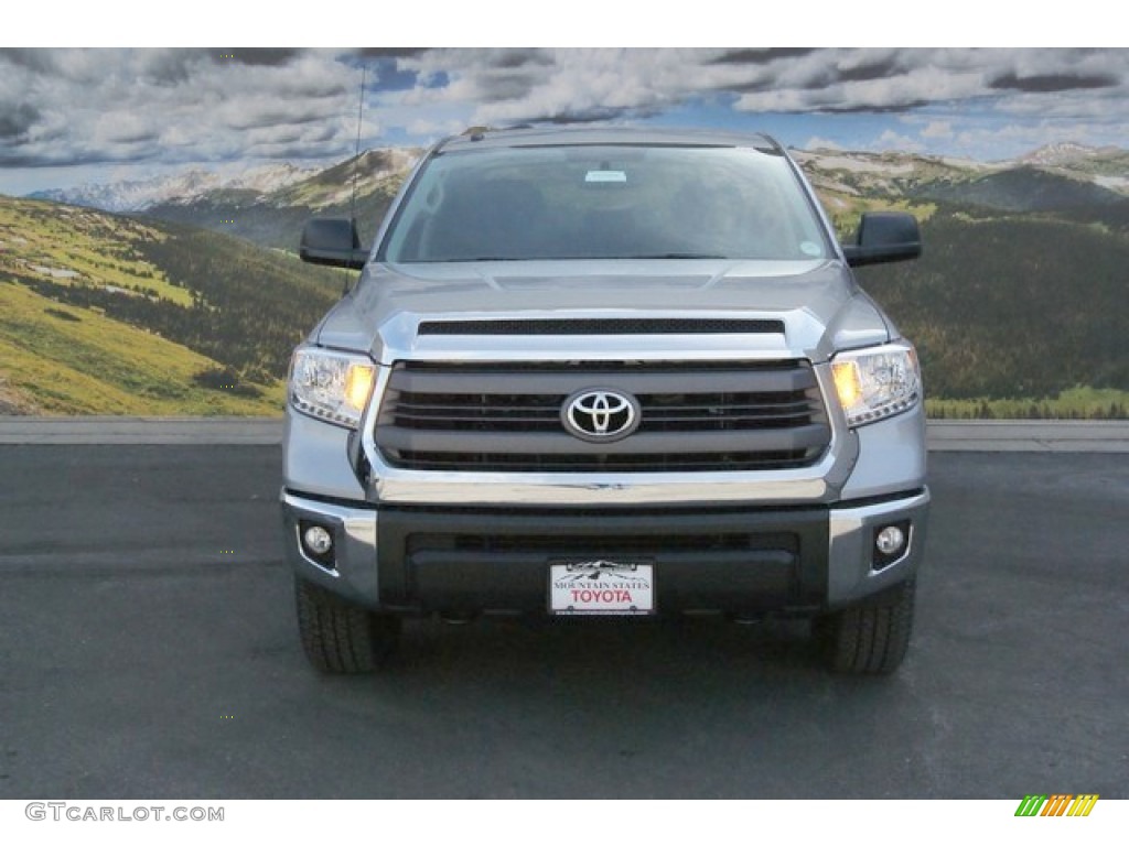 2014 Tundra SR5 TRD Crewmax 4x4 - Silver Sky Metallic / Black photo #2