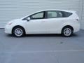 2014 Blizzard White Pearl Toyota Prius v Three  photo #6