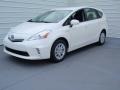 Blizzard White Pearl - Prius v Three Photo No. 7