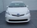 2014 Blizzard White Pearl Toyota Prius v Three  photo #8