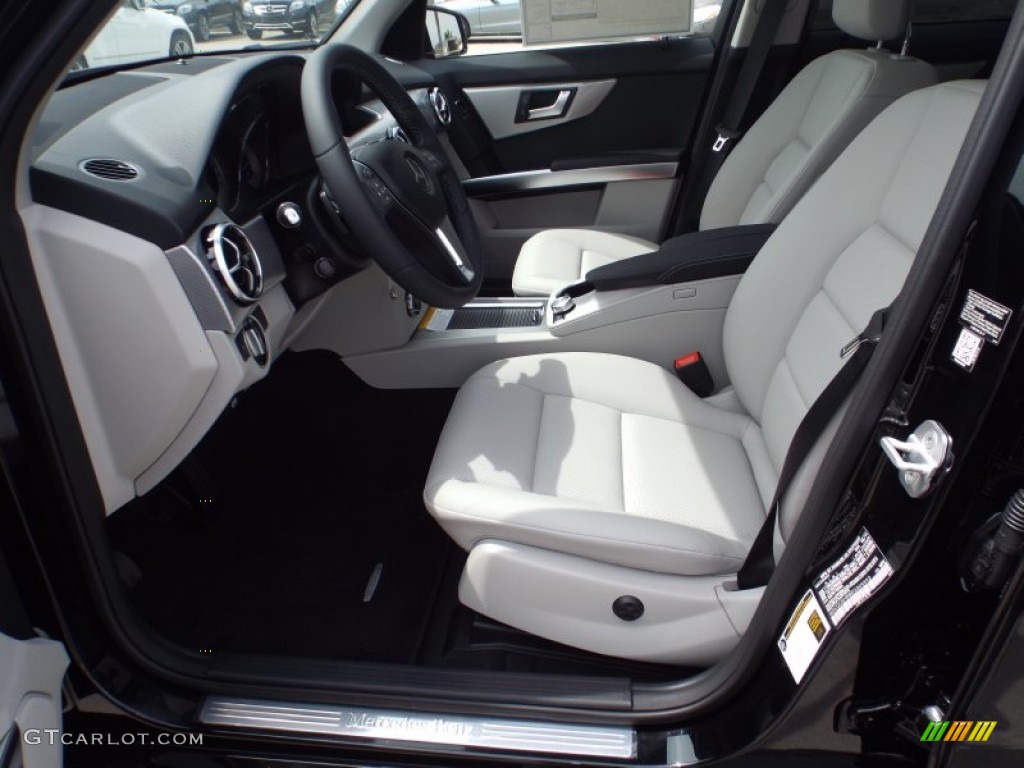 Ash/Black Interior 2014 Mercedes-Benz GLK 350 Photo #92633687