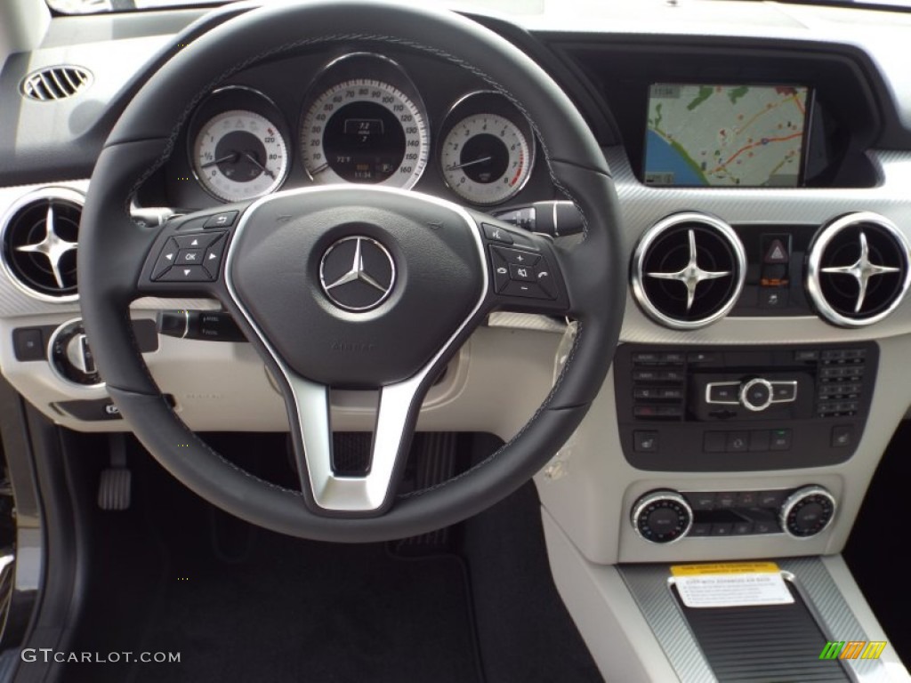2014 Mercedes-Benz GLK 350 Ash/Black Dashboard Photo #92633732