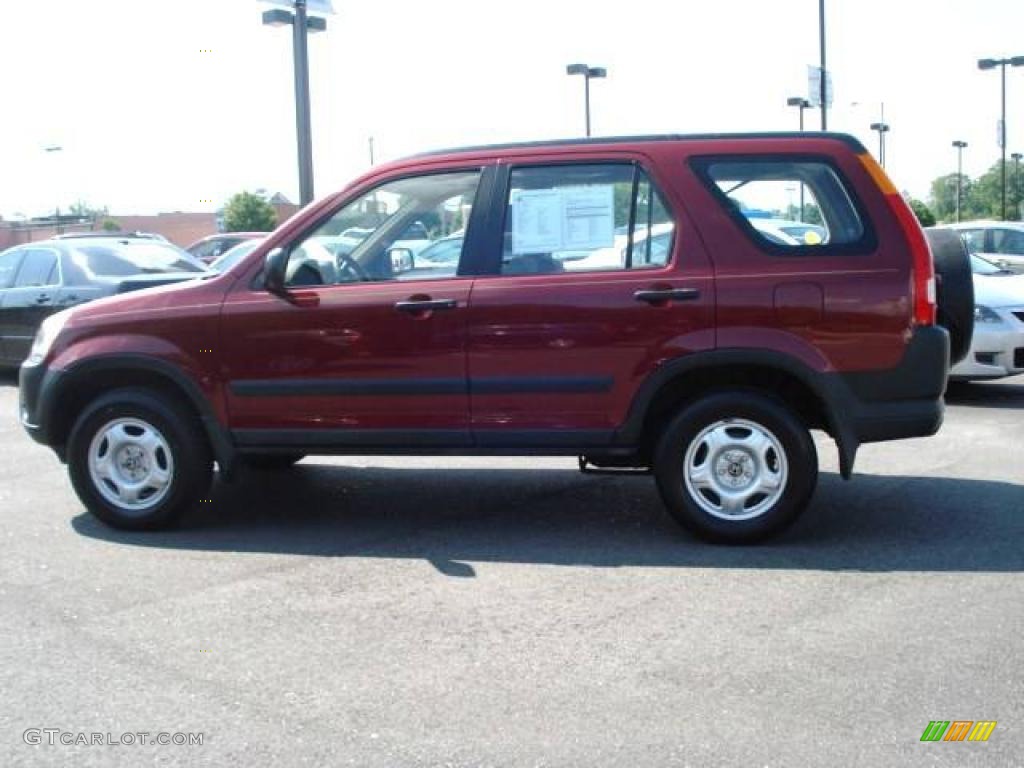 2002 CR-V LX 4WD - Chianti Red Pearl / Saddle photo #2