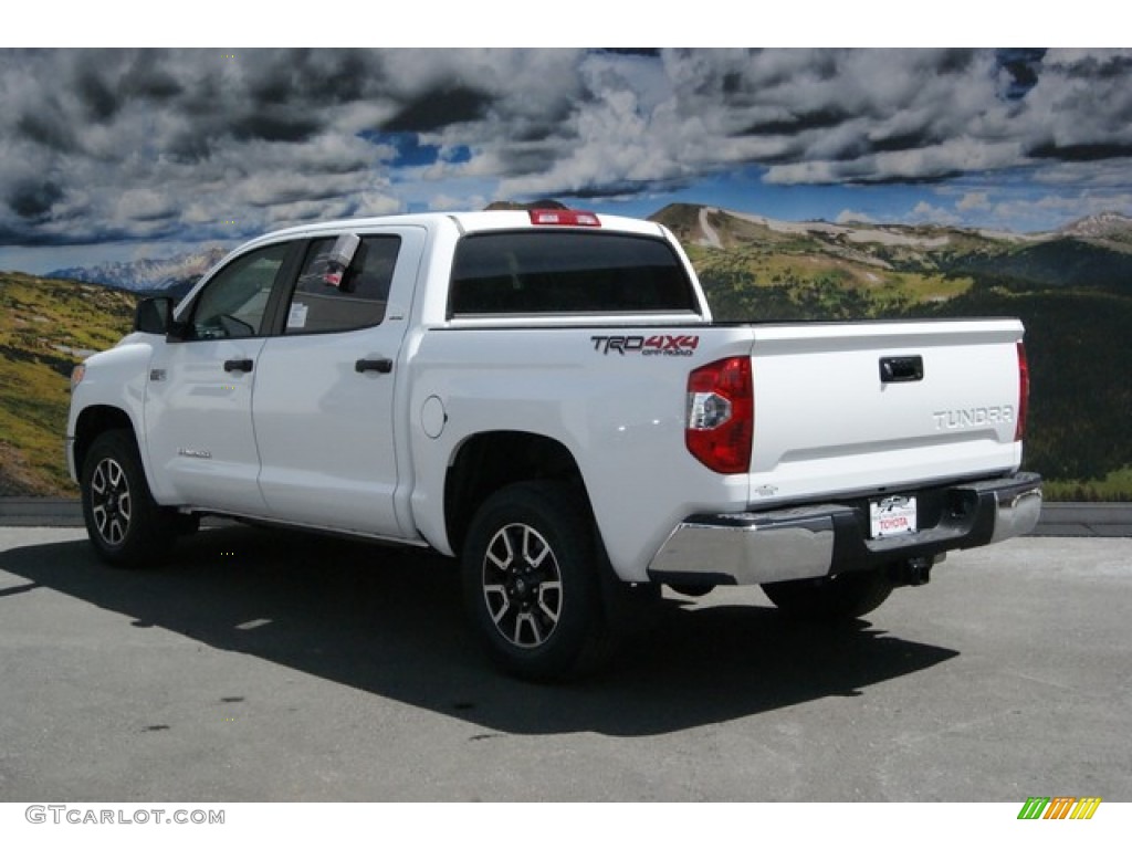 2014 Tundra SR5 TRD Crewmax 4x4 - Super White / Graphite photo #3