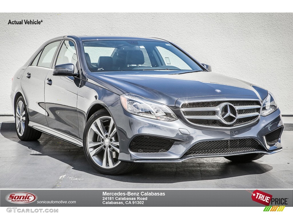 2014 E 350 Sport Sedan - Steel Gray Metallic / Black photo #1