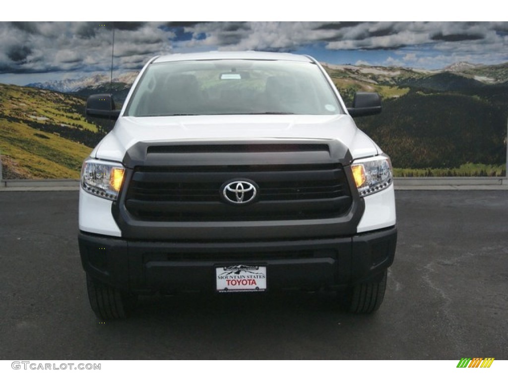 2014 Tundra SR5 Double Cab 4x4 - Super White / Graphite photo #2