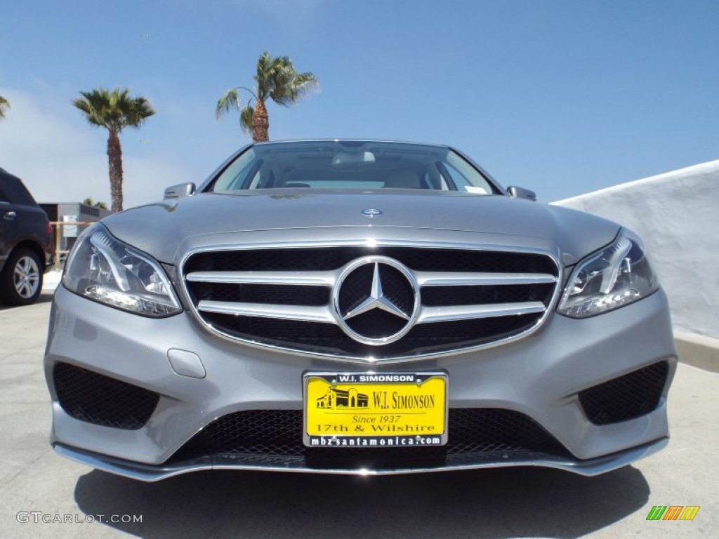 2014 E 350 Sport Sedan - Paladium Silver Metallic / Gray/Dark Gray photo #2