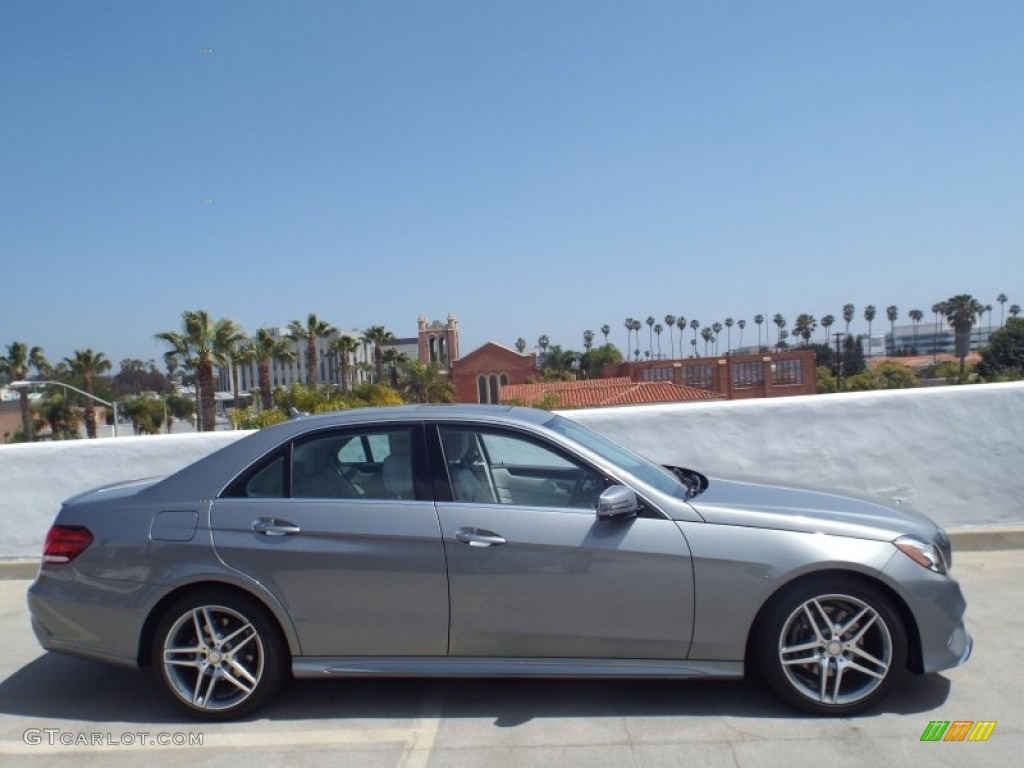 2014 E 350 Sport Sedan - Paladium Silver Metallic / Gray/Dark Gray photo #3