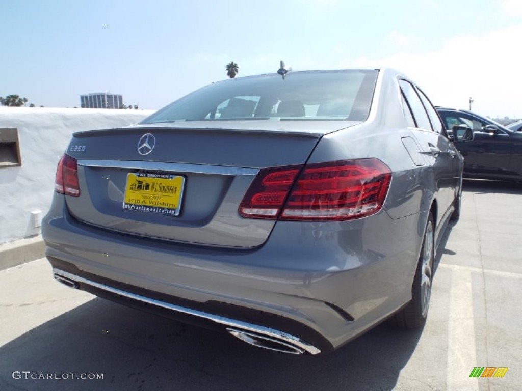 2014 E 350 Sport Sedan - Paladium Silver Metallic / Gray/Dark Gray photo #4