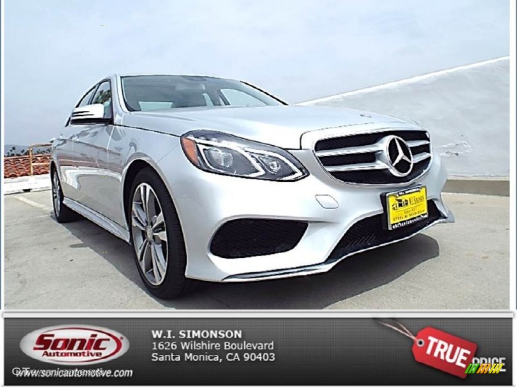 2014 E 350 4Matic Sedan - Iridium Silver Metallic / Gray/Dark Gray photo #1