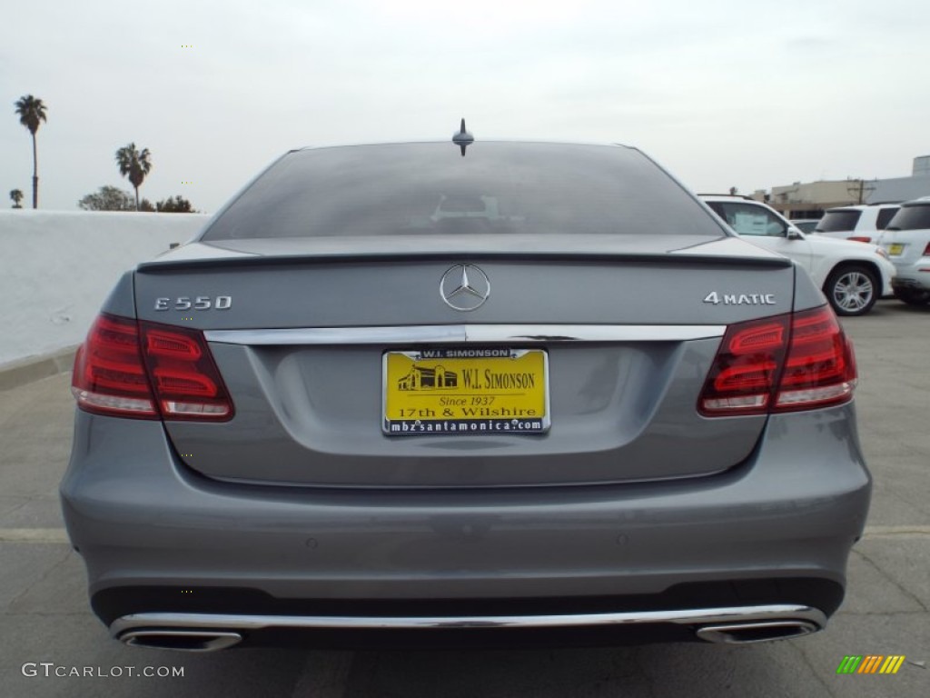 2014 E 550 4Matic Sedan - Paladium Silver Metallic / Black photo #5