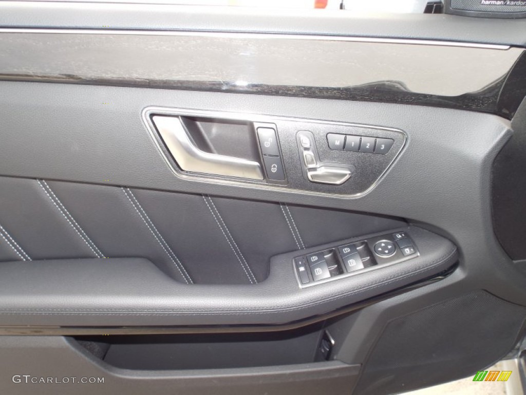 2014 Mercedes-Benz E 550 4Matic Sedan Black Door Panel Photo #92636636