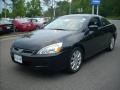 2006 Nighthawk Black Pearl Honda Accord EX V6 Coupe  photo #7