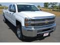 Summit White - Silverado 2500HD WT Crew Cab 4x4 Photo No. 1