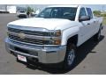 Summit White - Silverado 2500HD WT Crew Cab 4x4 Photo No. 2