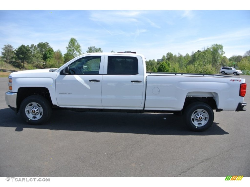 Summit White 2015 Chevrolet Silverado 2500HD WT Crew Cab 4x4 Exterior Photo #92637671