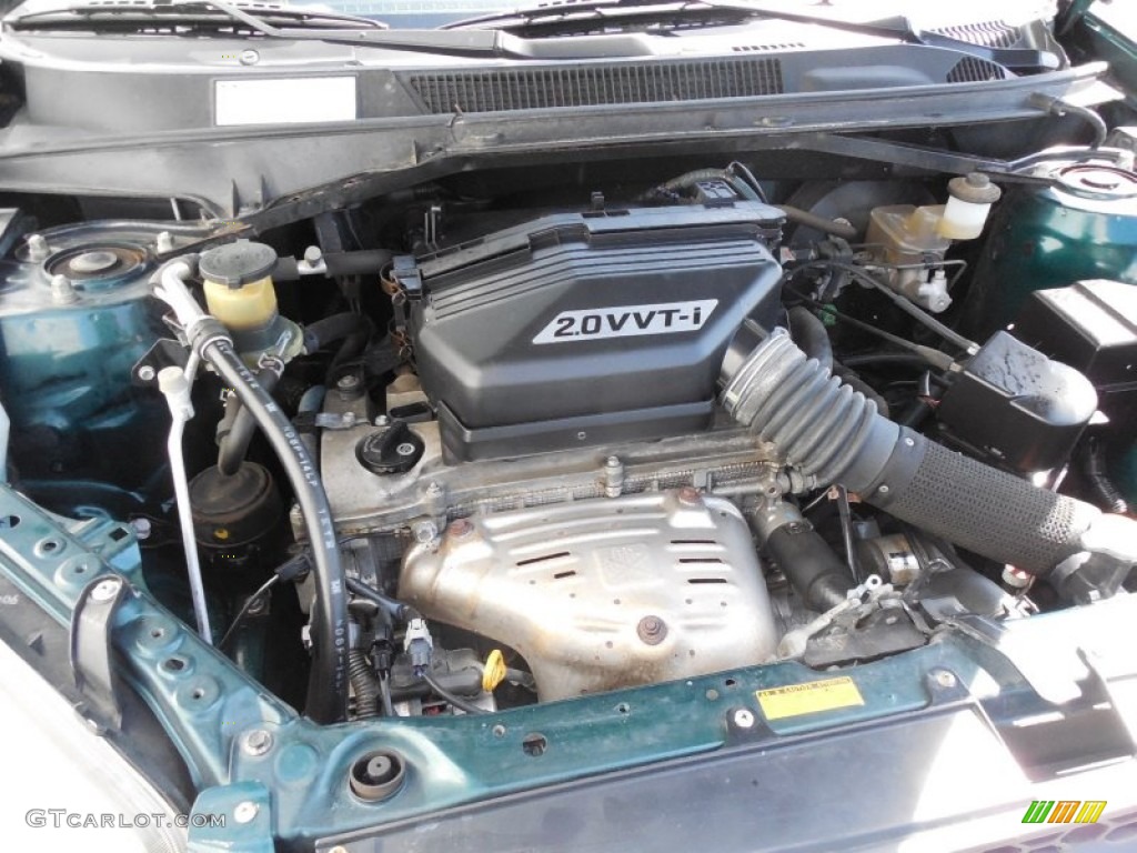 2003 RAV4 4WD - Rainforest Green Pearl / Gray photo #11