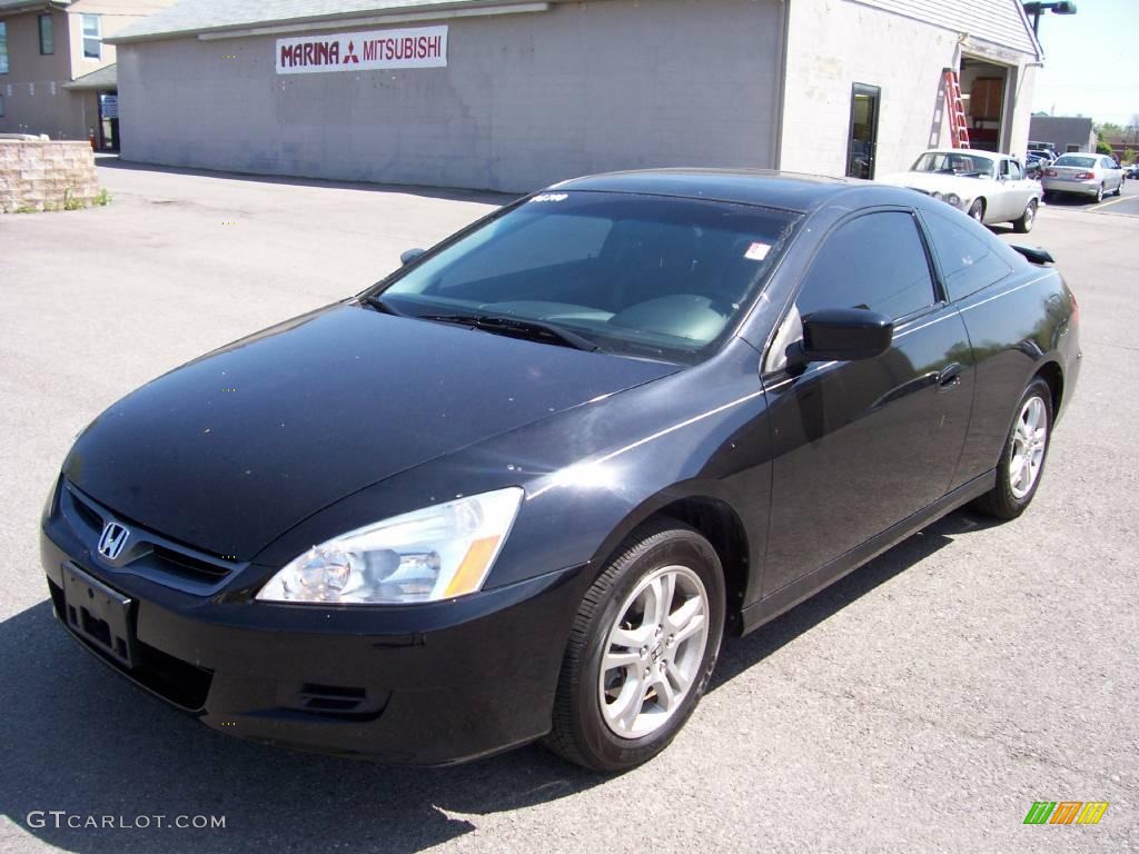 2006 Accord EX-L Coupe - Nighthawk Black Pearl / Black photo #1