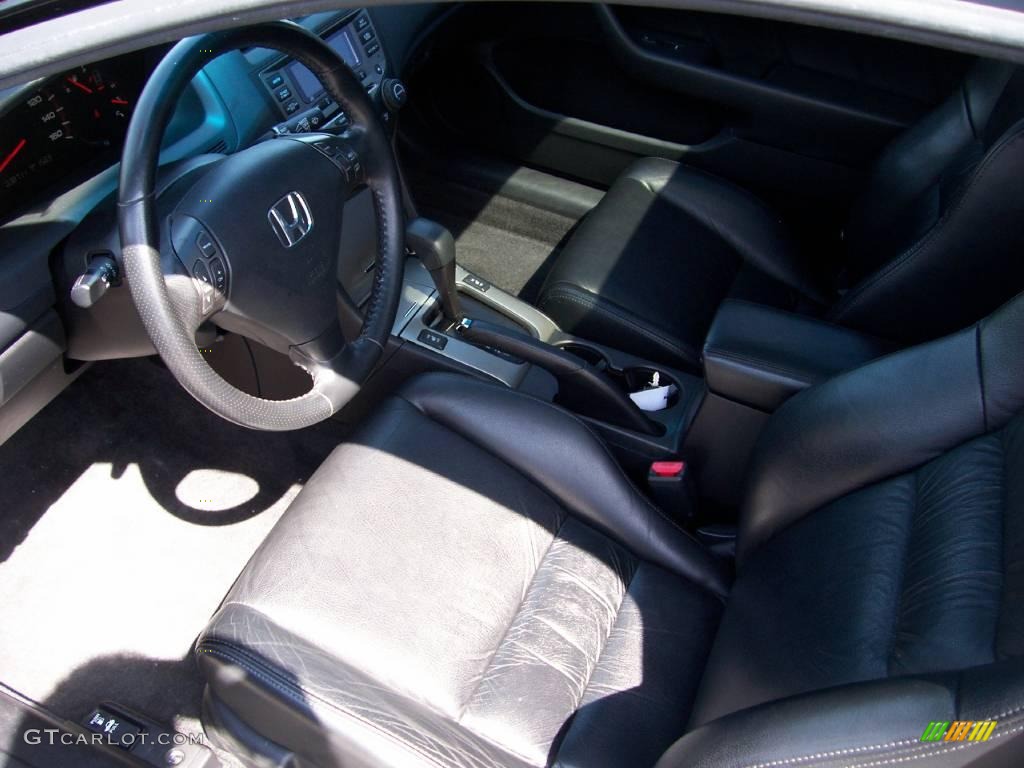 2006 Accord EX-L Coupe - Nighthawk Black Pearl / Black photo #2
