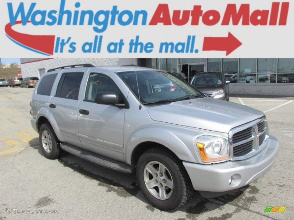 2005 Durango SLT 4x4 - Bright Silver Metallic / Medium Slate Gray photo #1