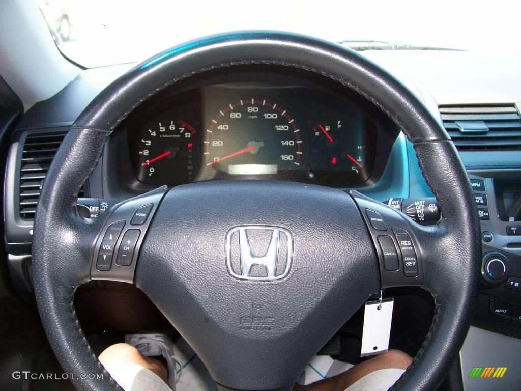 2006 Accord EX-L Coupe - Nighthawk Black Pearl / Black photo #8