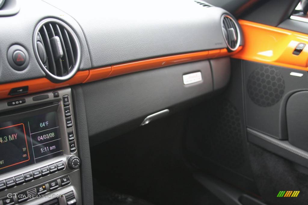 2008 Boxster S Limited Edition - Orange / Black w/ Alcantara Seat Inlay photo #6