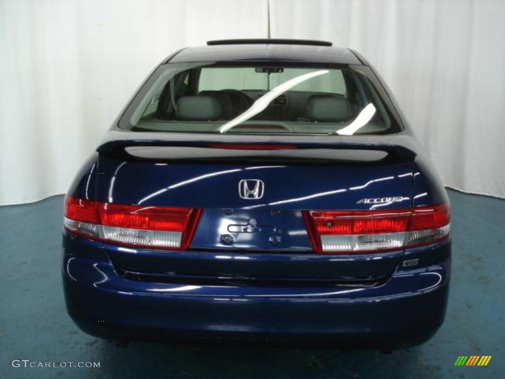 2003 Accord EX V6 Sedan - Eternal Blue Pearl / Black photo #49