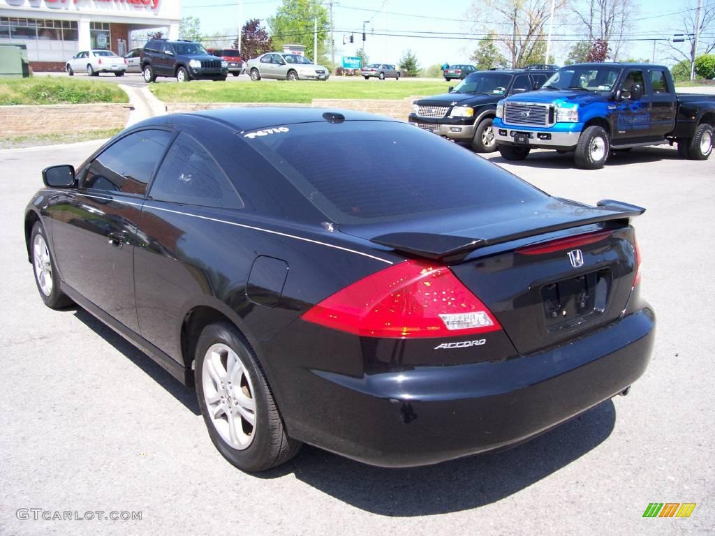 2006 Accord EX-L Coupe - Nighthawk Black Pearl / Black photo #10