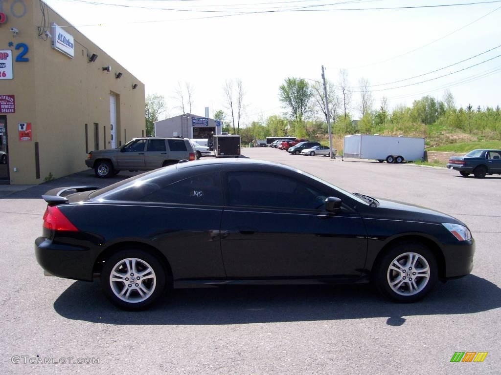 2006 Accord EX-L Coupe - Nighthawk Black Pearl / Black photo #13