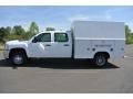 Summit White - Silverado 3500HD WT Crew Cab Utility Truck Photo No. 3