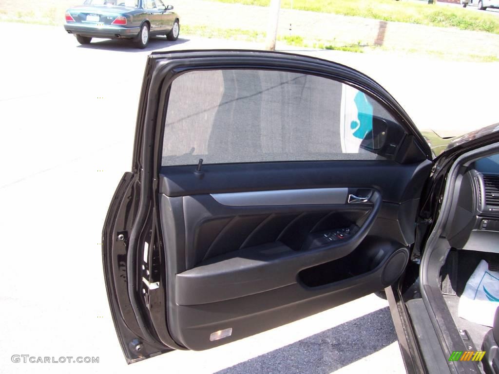2006 Accord EX-L Coupe - Nighthawk Black Pearl / Black photo #18