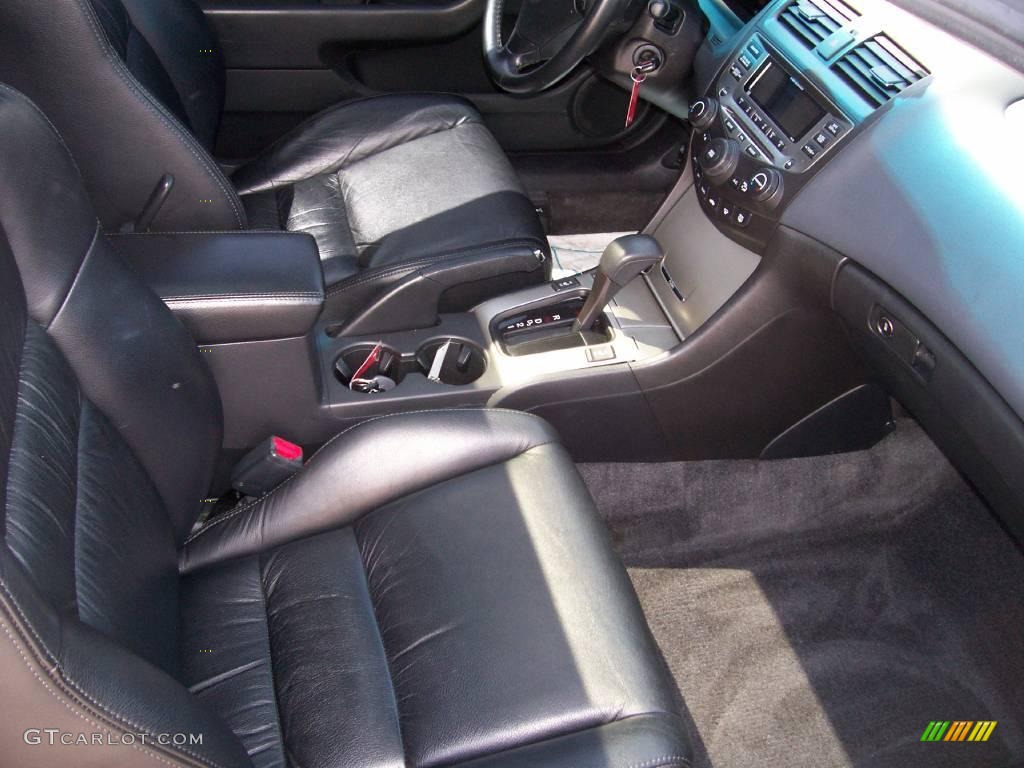 2006 Accord EX-L Coupe - Nighthawk Black Pearl / Black photo #22
