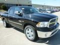 2014 Black Ram 1500 Big Horn Quad Cab 4x4  photo #8