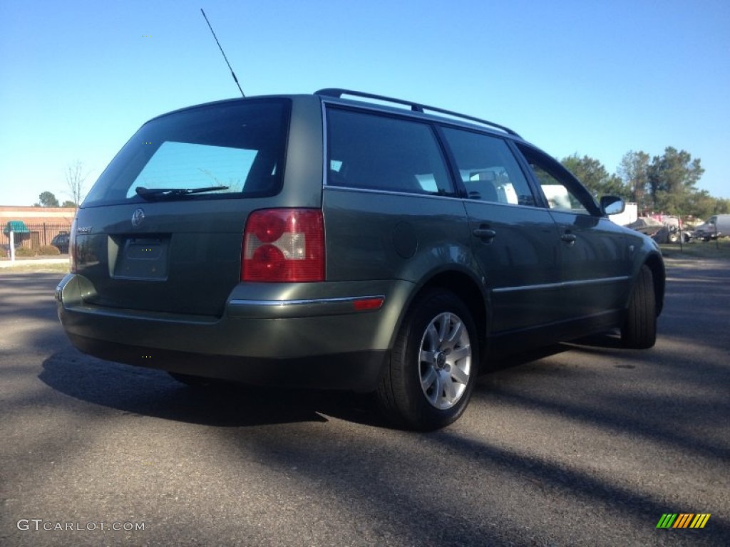 2003 Passat GLS Wagon - Fresco Green Metallic / Black photo #4