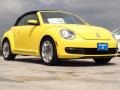 2014 Yellow Rush Volkswagen Beetle 2.5L Convertible  photo #1