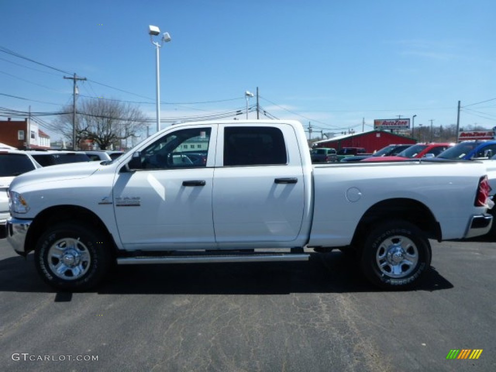 2014 2500 Tradesman Crew Cab 4x4 - Bright White / Black/Diesel Gray photo #2