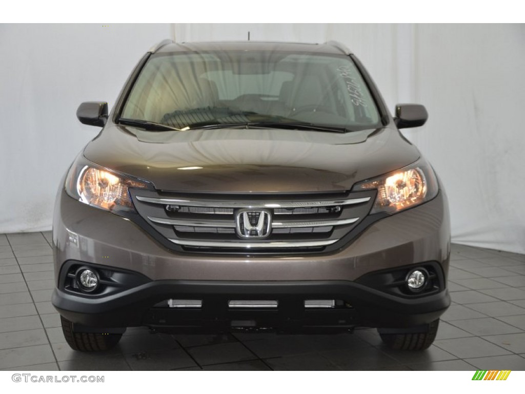 2014 CR-V EX-L - Urban Titanium Metallic / Beige photo #2