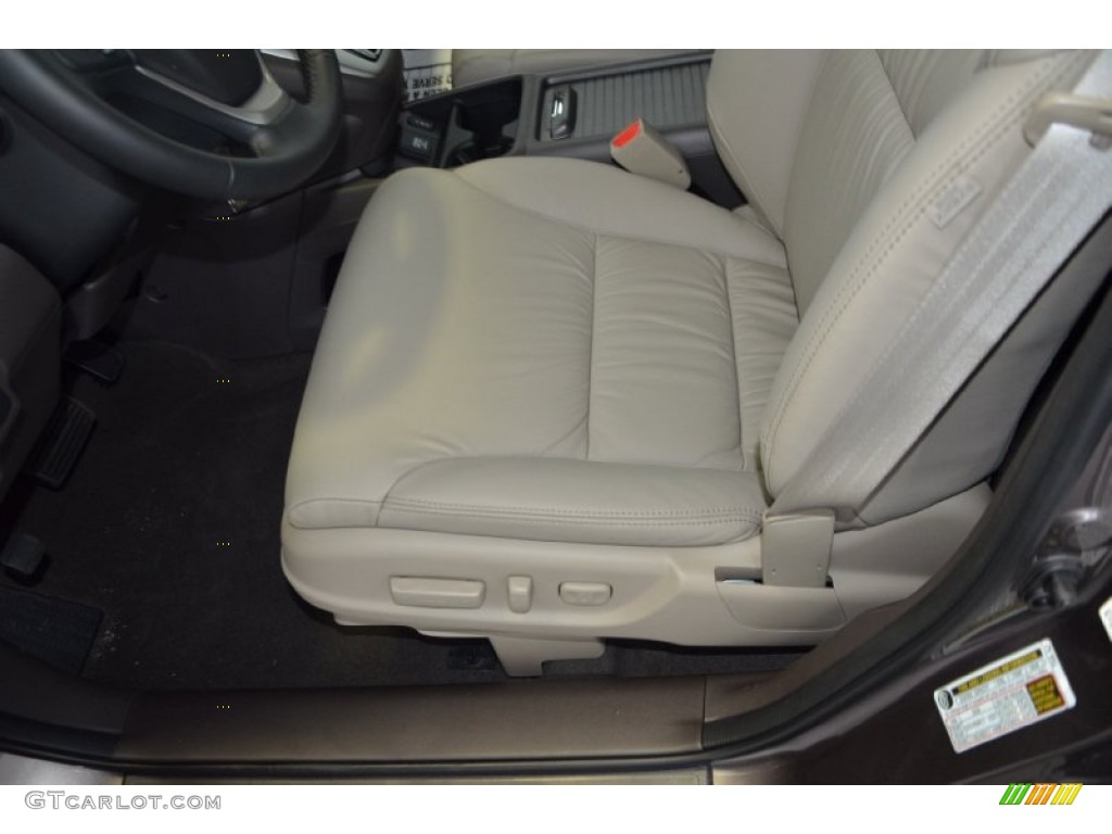 2014 CR-V EX-L - Urban Titanium Metallic / Beige photo #11
