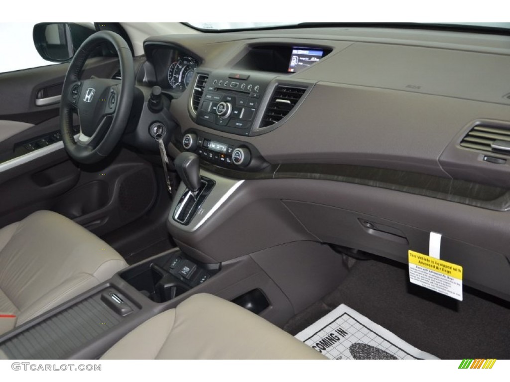 2014 CR-V EX-L - Urban Titanium Metallic / Beige photo #27