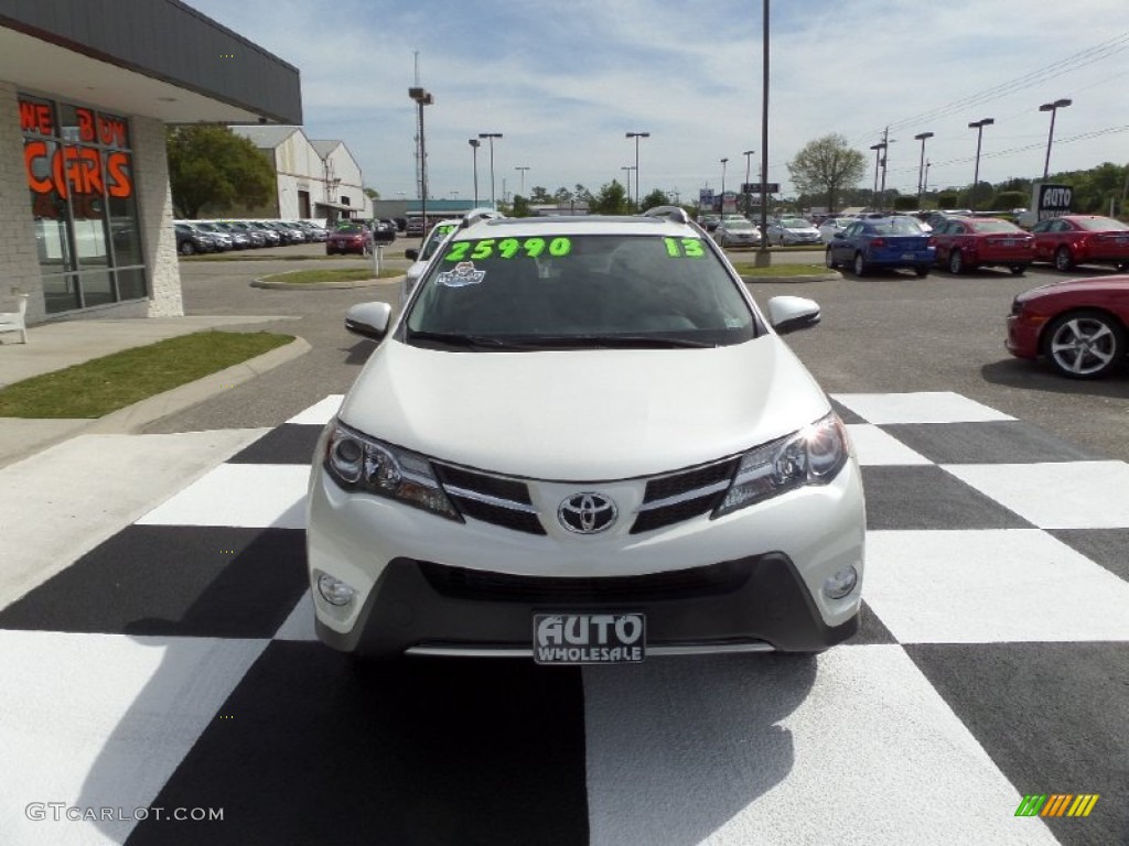 2013 RAV4 Limited - Blizzard White Pearl / Ash photo #2