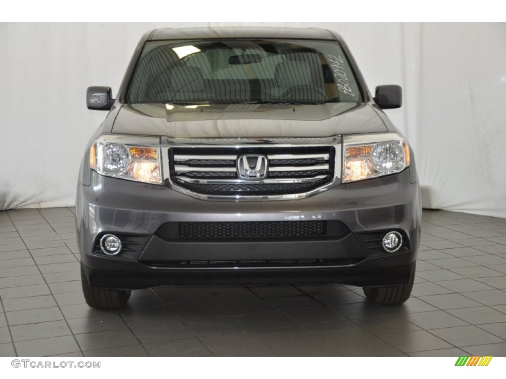 2014 Pilot EX - Modern Steel Metallic / Gray photo #2