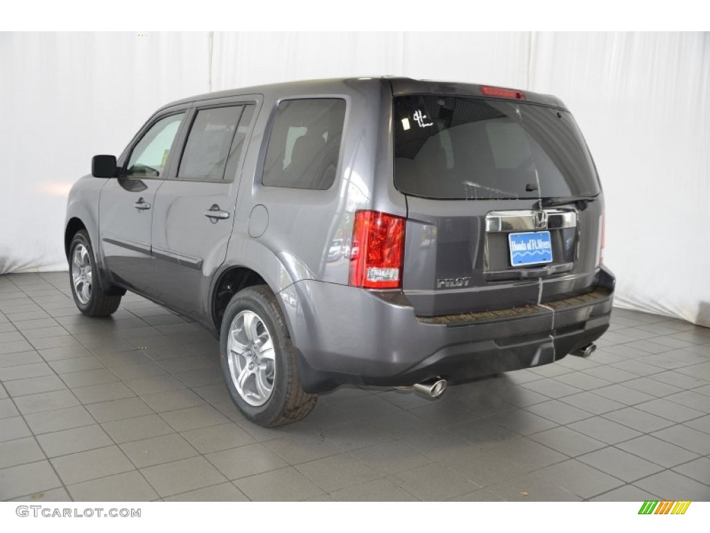 2014 Pilot EX - Modern Steel Metallic / Gray photo #5